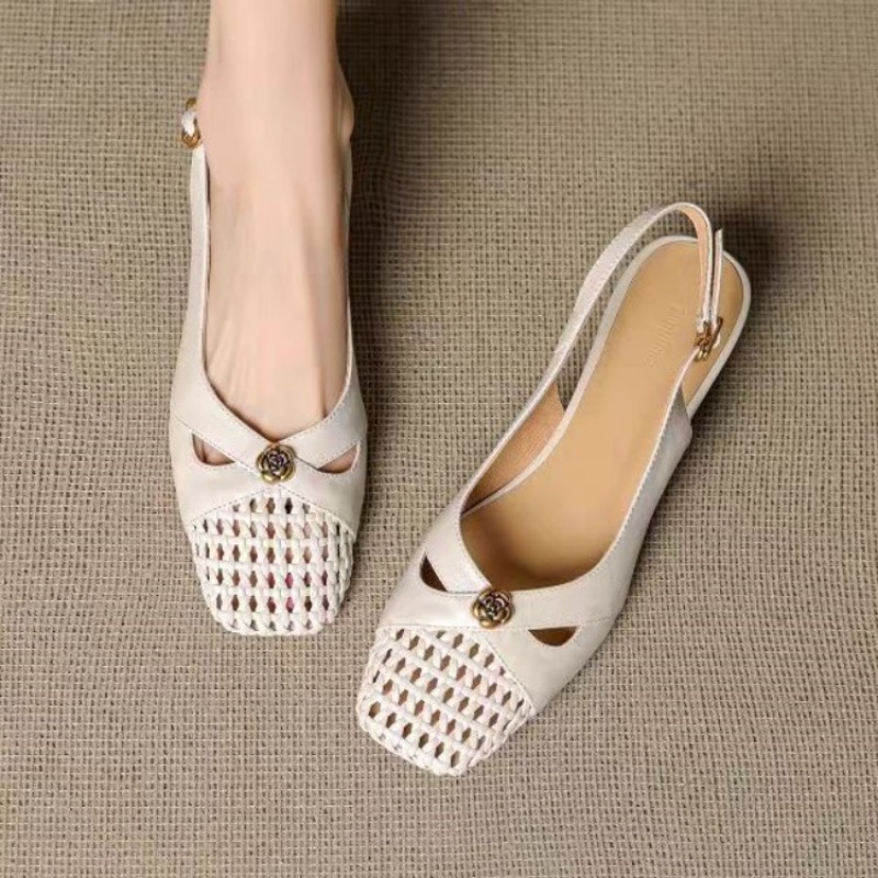 Slingback Pumps Women - Sandalias de punta cerrada de estilo