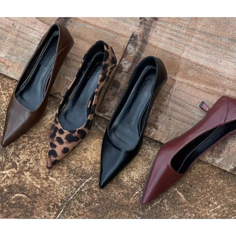 Slingback Pumps Women - 2024 mujeres tacones altos sexis Borgoña