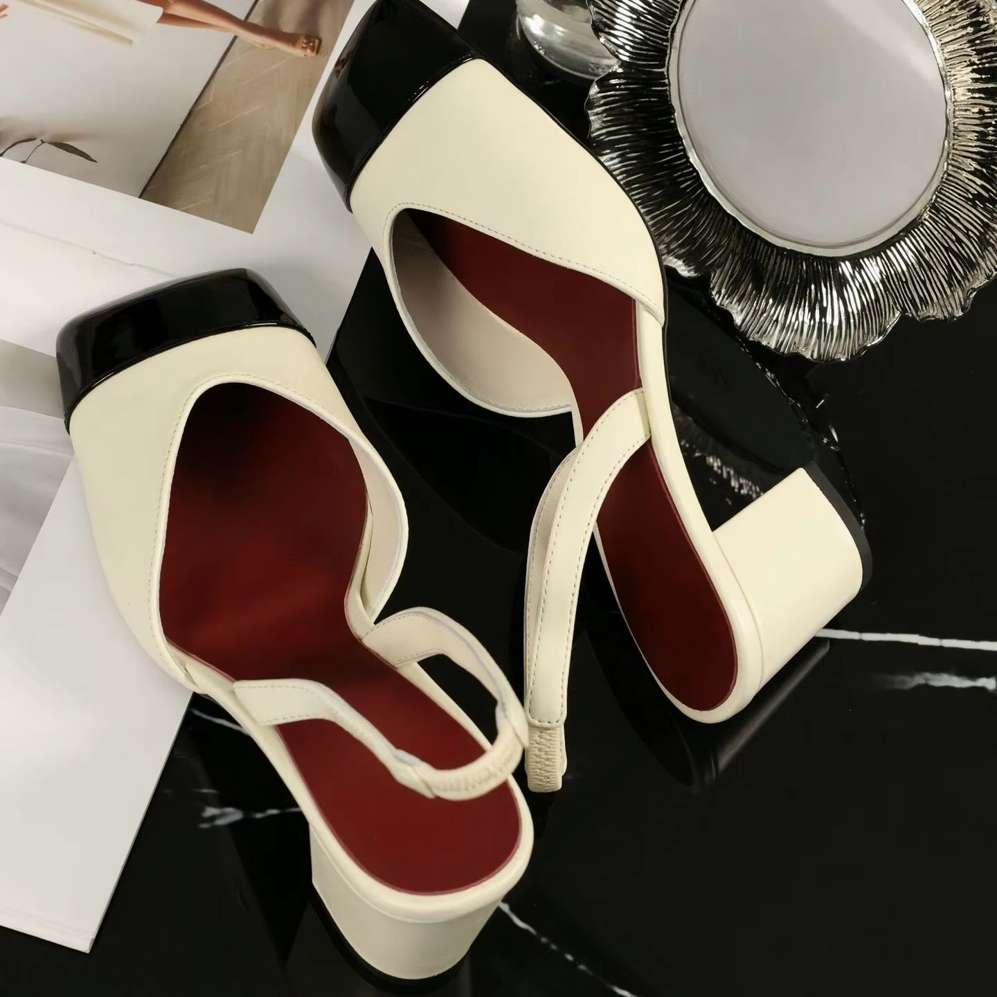 Zapatos de Tacón Bajo para Muj - Women Shoes Sandals reseña y precio