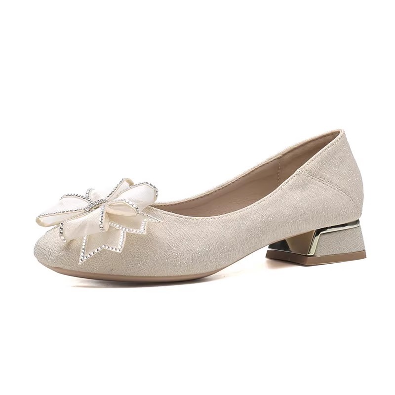 Zapatos de boda bajos con suel - Slingback Pumps Women reseña y precio