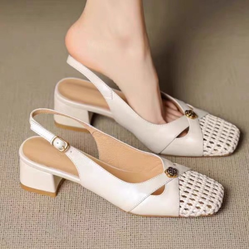 Sandalias de punta cerrada de  - Slingback Pumps Women reseña y precio