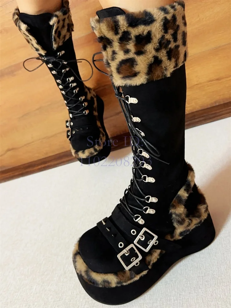 Botas hasta la rodilla de piel - Women Shoes Size Chart reseña y precio