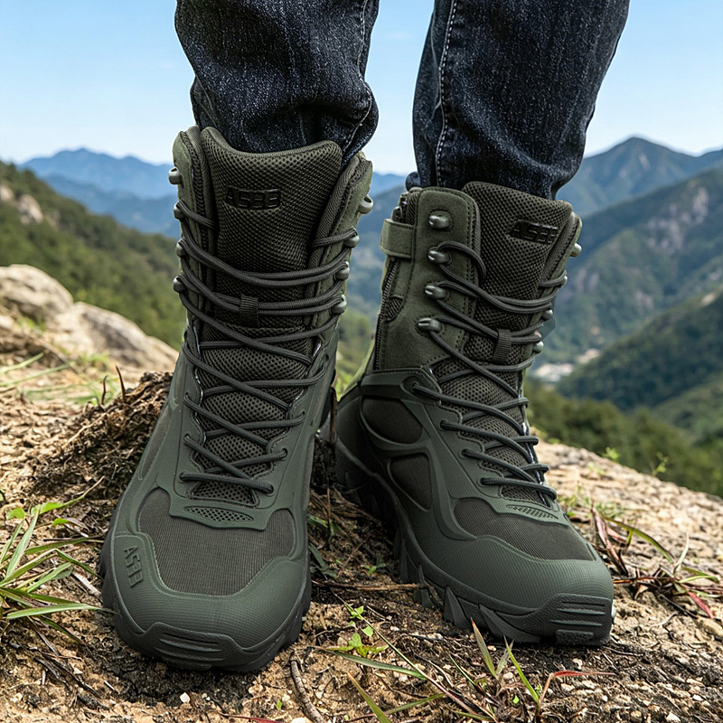 Botas tácticas para hombre, bo - Suede Ankle Boot reseña y precio