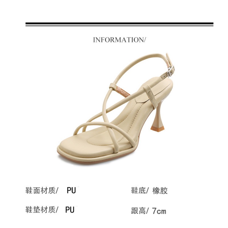 Sandalias de tacón grueso con  - Women Shoes Zara reseña y precio