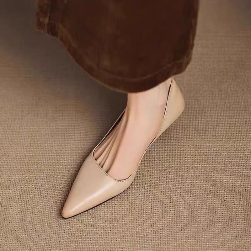 Tacones de aguja con punta est - Slingback Pumps Women reseña y precio