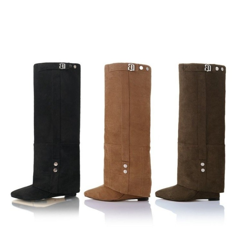 Botas de mujer, zapatos cómodo - Suede Ankle Boot reseña y precio