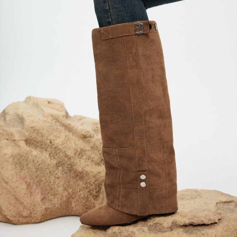 Botas de mujer, zapatos cómodo - Suede Ankle Boot reseña y precio