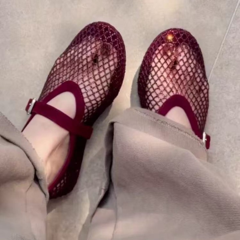 Sandalias Baotou con Pedrería  - Women Shoes Sandals reseña y precio