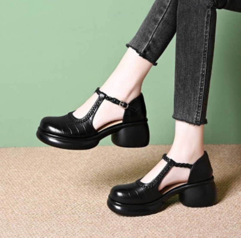 Sandalias Mary Jane con estamp - Women Shoes Sandals reseña y precio