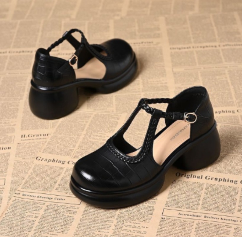 Sandalias Mary Jane con estamp - Women Shoes Sandals reseña y precio
