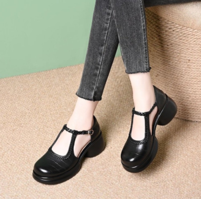 Sandalias Mary Jane con estamp - Women Shoes Sandals reseña y precio