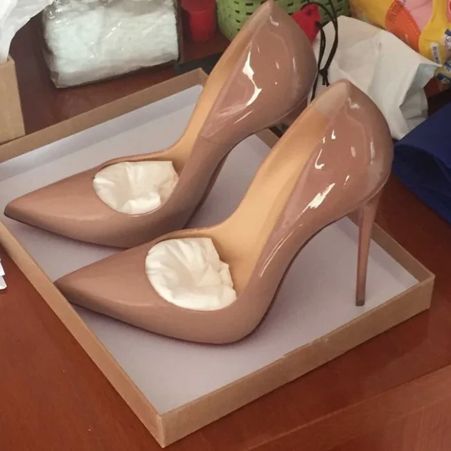 Nuevos tacones altos sexis pun - Patent Leather Pump reseña y precio