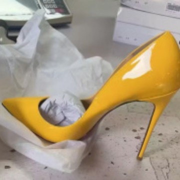 Nuevos tacones altos sexis pun - Patent Leather Pump reseña y precio